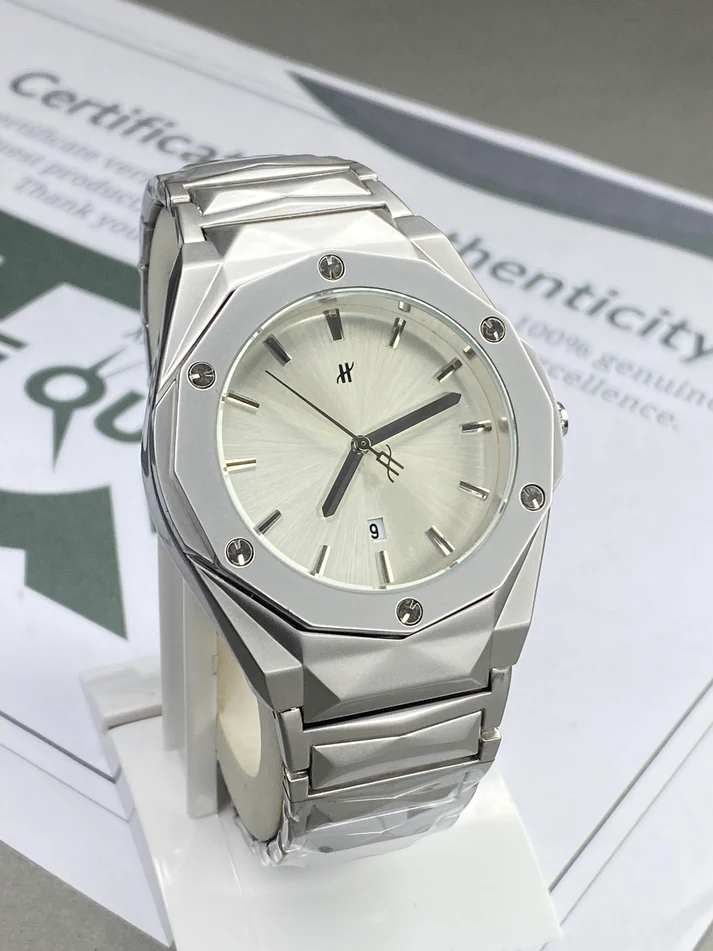 Hublot Geneve Butterfly Lock Chain Watch | White - Image 6