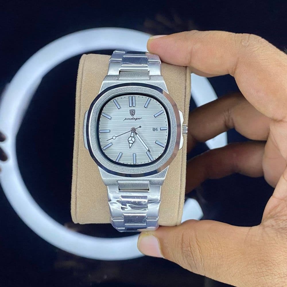 Poedagar 613 Luxury Watch | White